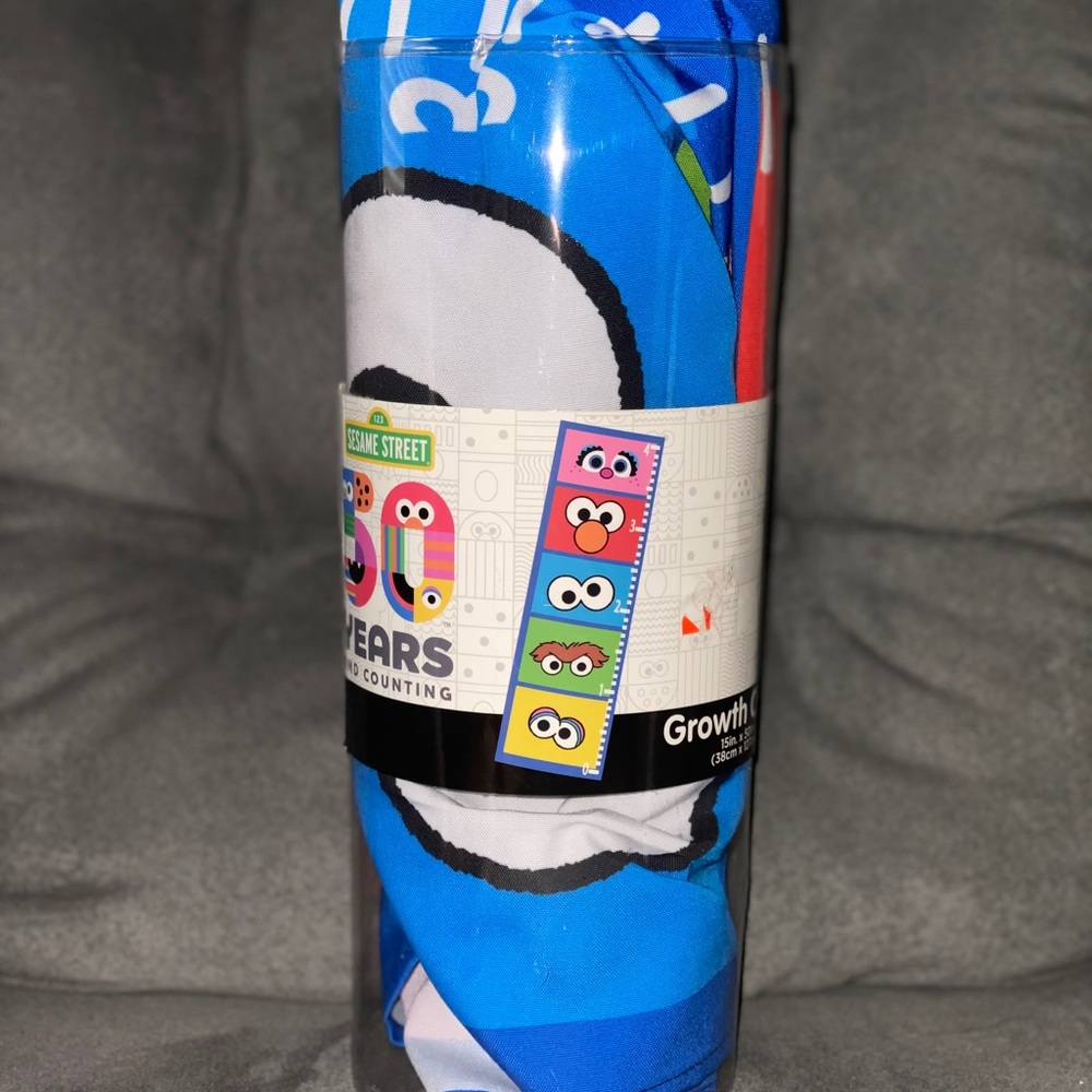 Sesame Street growth chart